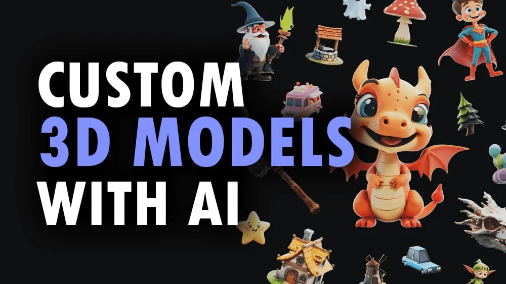 3D AI Studio 3D Generation showing 3D Generation - Unlock the Power of 3D AI