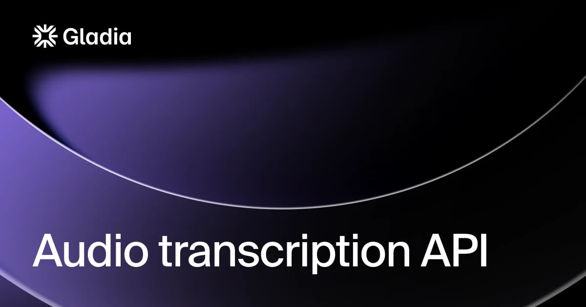 Gladia Audio Editing showing Audio Editing - AI Audio Infrastructure for Voice Products