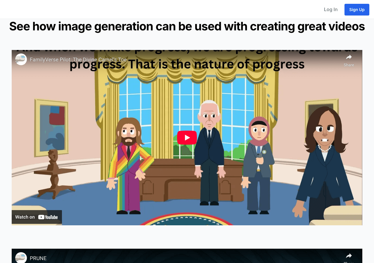 88stacks Conversational AI showing Conversational AI - Transform your ideas into visuals with AI
