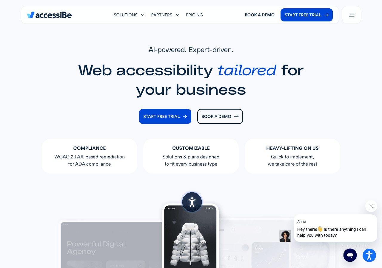 accessiBe Productivity & Collaboration showing Productivity & Collaboration - Automated Web Accessibility