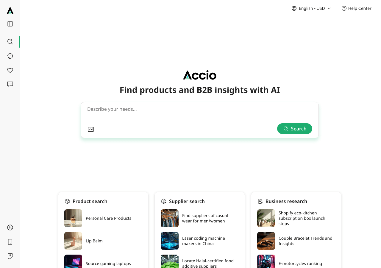 Accio Productivity & Collaboration showing Productivity & Collaboration - Empowering communication through AI