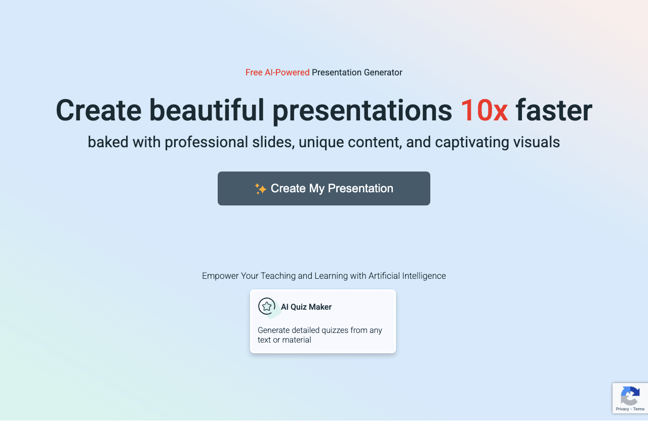 PoweredTemplate Design showing Design - Instant AI-powered presentations—transform text into professional slides in seconds