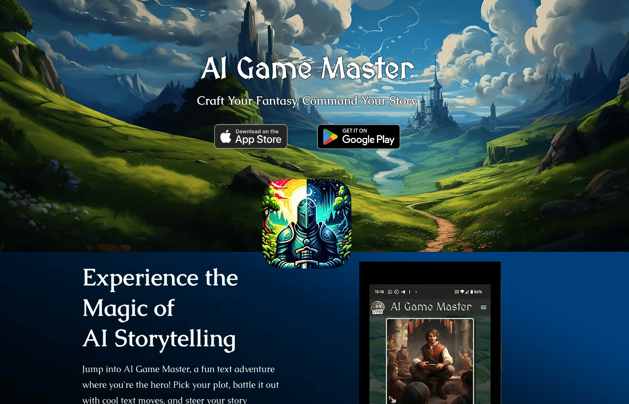 AI Game Master Conversational AI showing Conversational AI - Elevate Your Game with AI