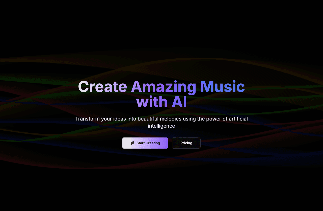 AI Music Lab Music Generation showing ai music generation - Create AI-Generated Music in Any Style