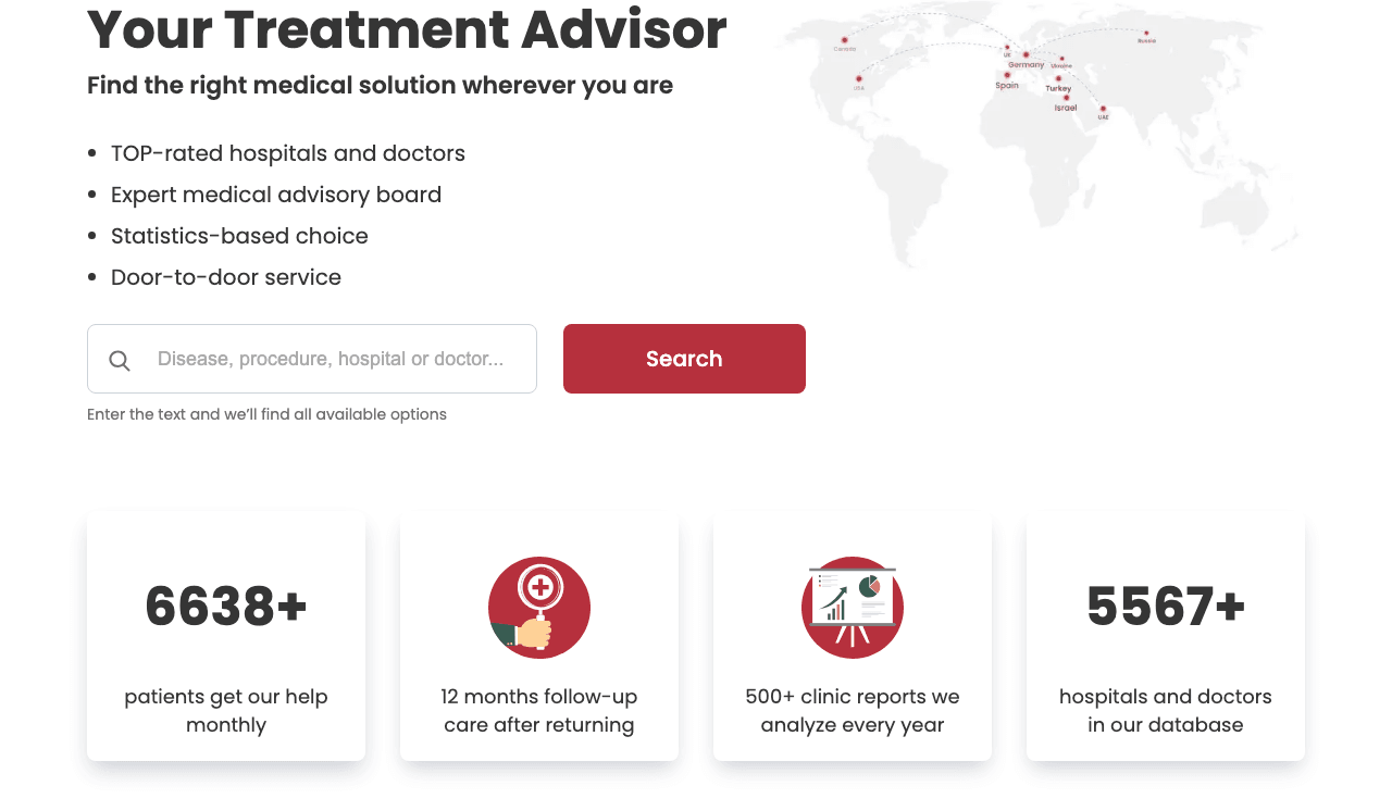 AiroMedical Data Analytics showing Data Analytics - Connecting patients with world-leading doctors for complete medical care