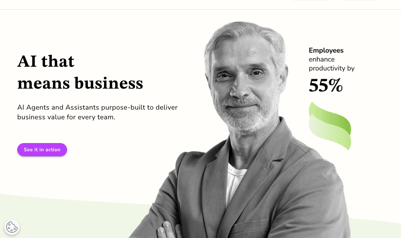 Aisera Conversational AI showing Conversational AI - Empowering Autonomous Enterprise with Agentic AI