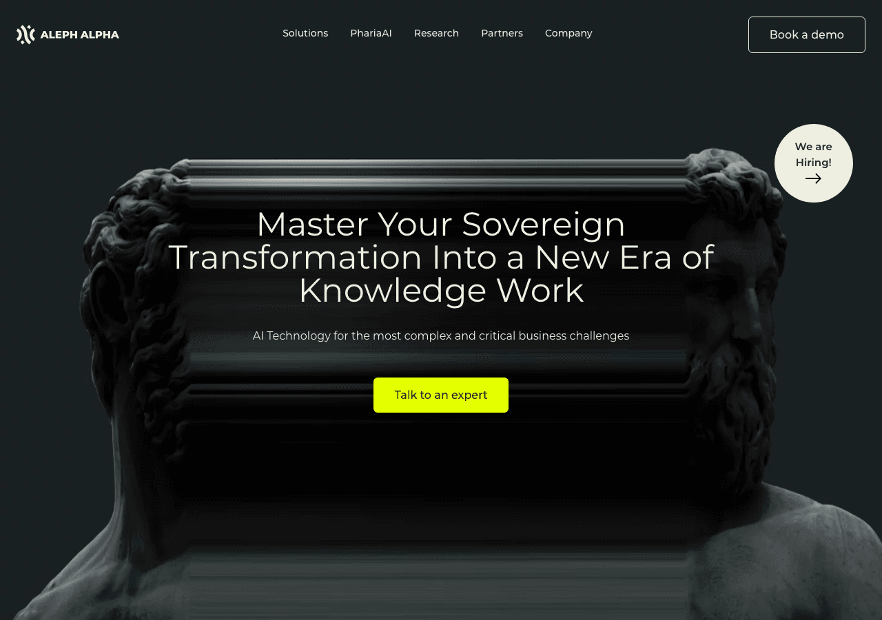 Aleph Alpha Conversational AI showing Conversational AI - Unlock the power of natural language processing