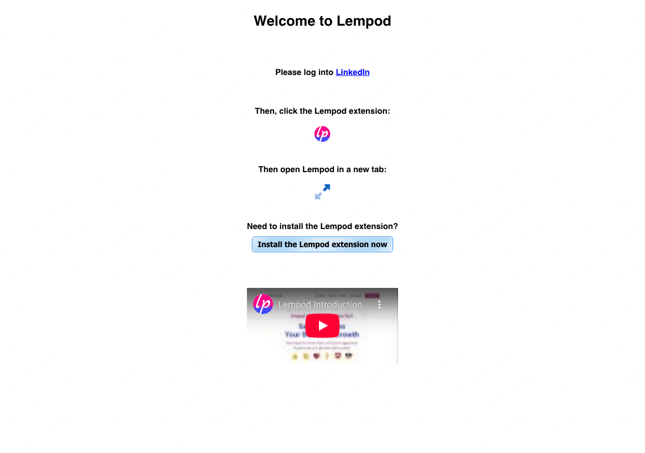Lempod Marketing Automation showing Marketing Automation - Boost Your LinkedIn Engagement