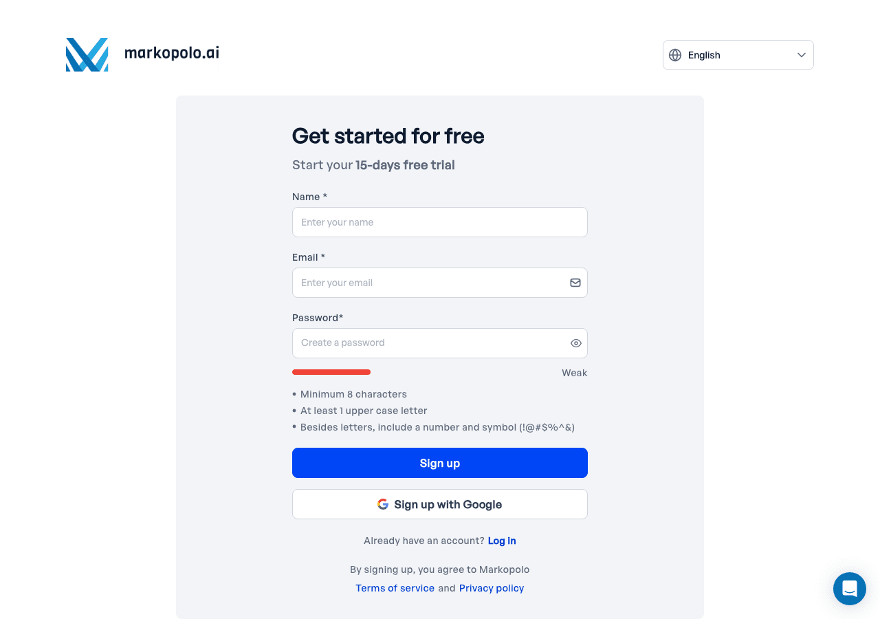 Markopolo AI Marketing Automation showing Marketing Automation - Automate Sales & Marketing with Personal AI