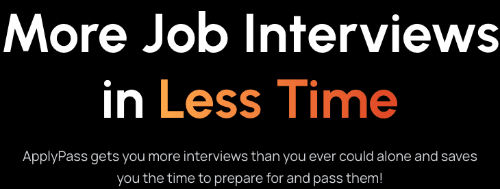 ApplyPass Writing & Translation showing Writing & Translation - Goodbye job applications, hello interviews