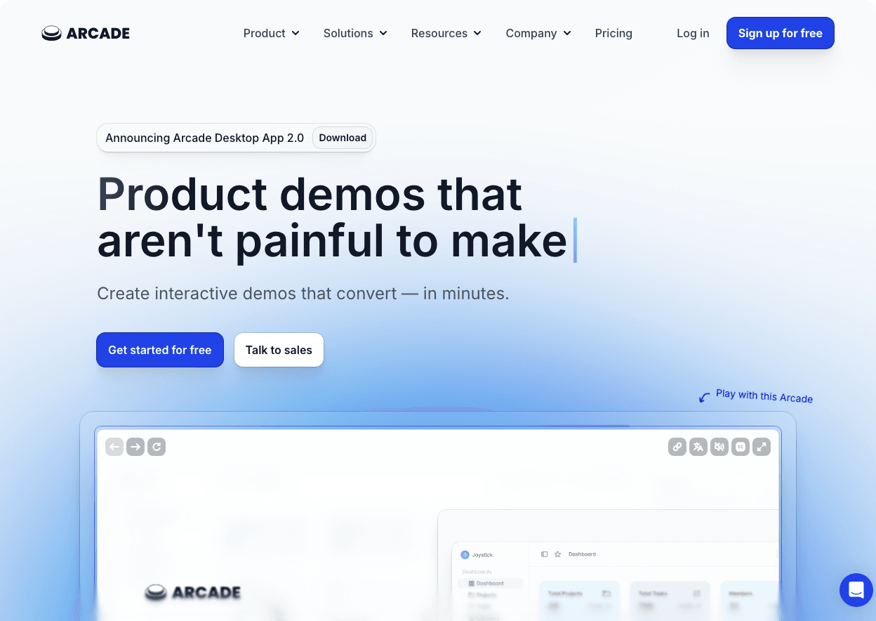 Arcade Design showing Design - Empowering Teams to Tell Their Product Story