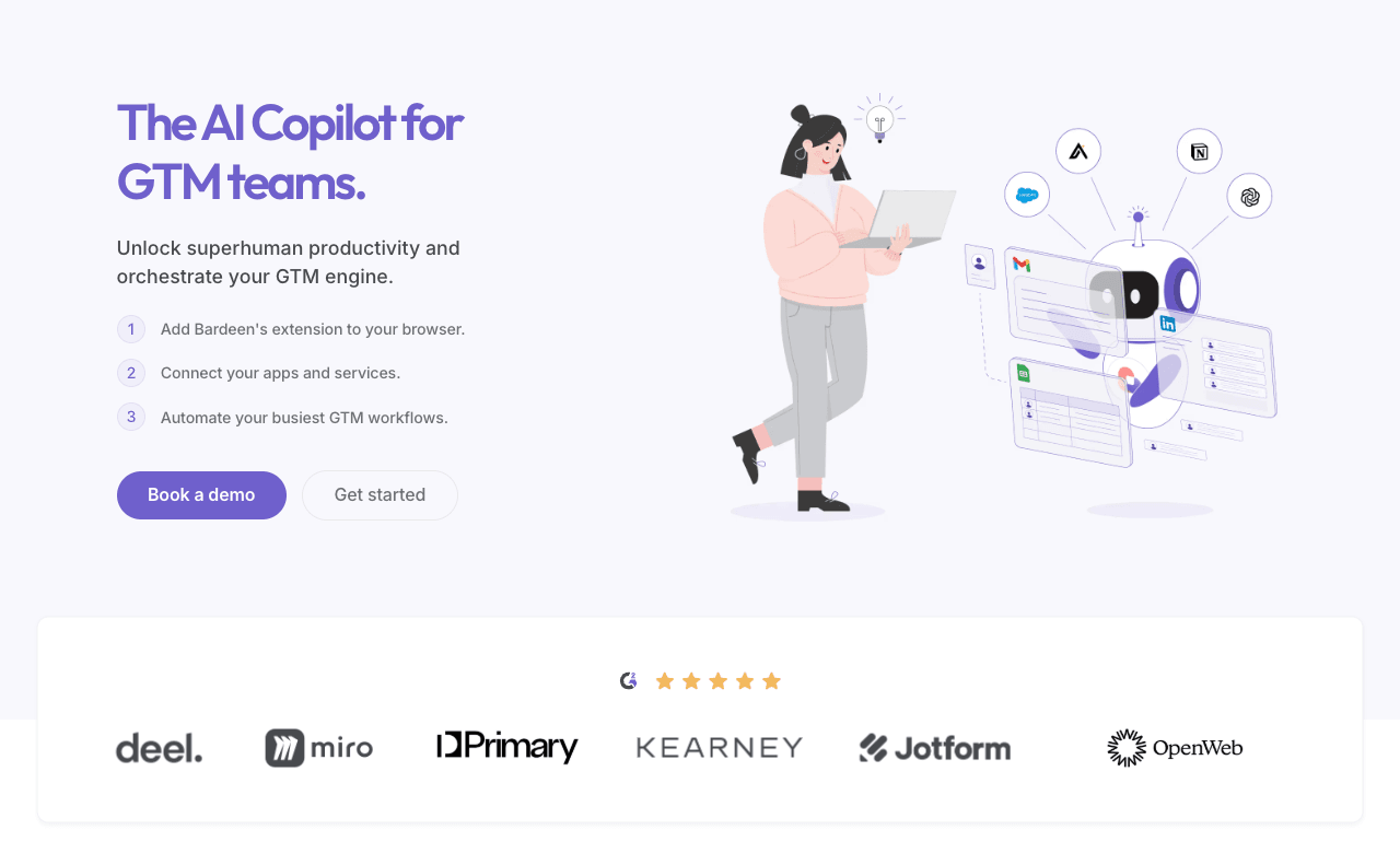 Bardeen AI Productivity & Collaboration showing Productivity & Collaboration - Empowering AI for All