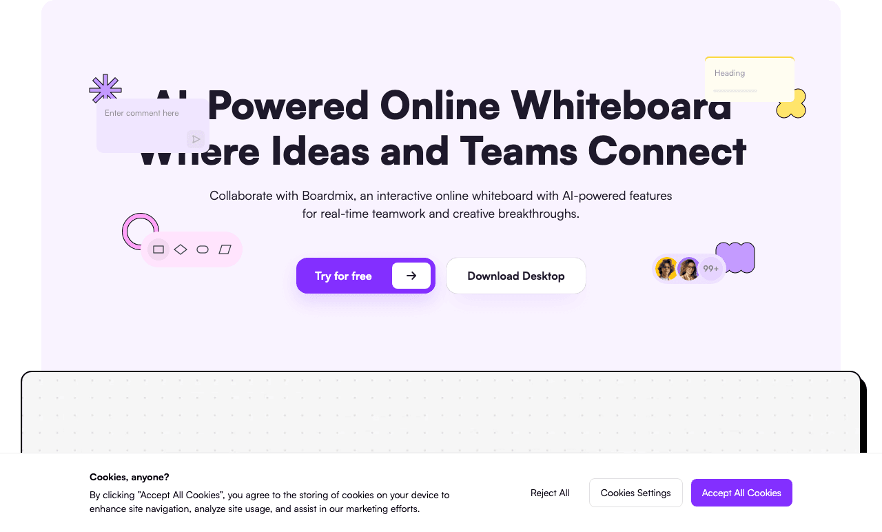 Boardmix Productivity & Collaboration showing Productivity & Collaboration - Mixing the way you want!