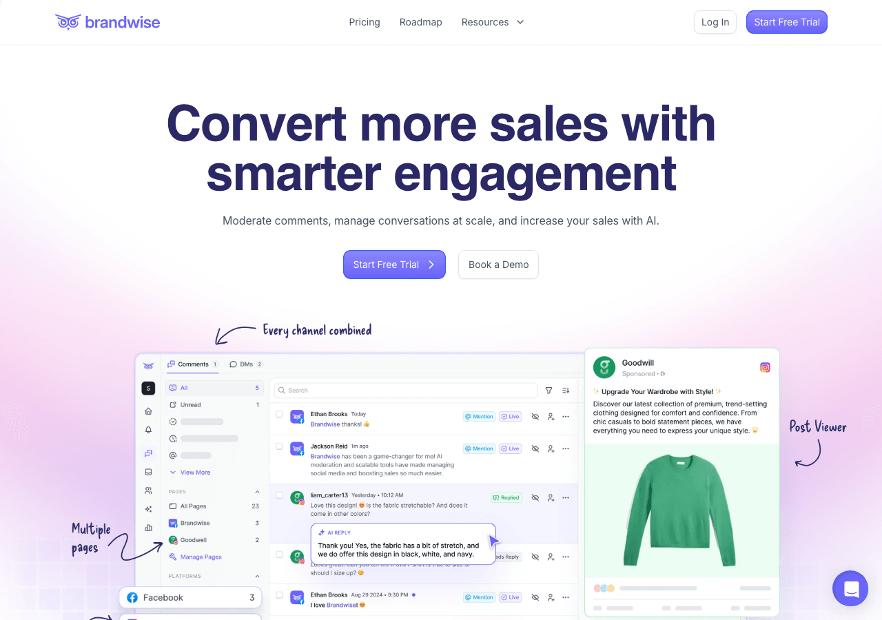 Brandwise Marketing Automation showing Marketing Automation - AI-Powered Brand Authentication & Customer Engagement