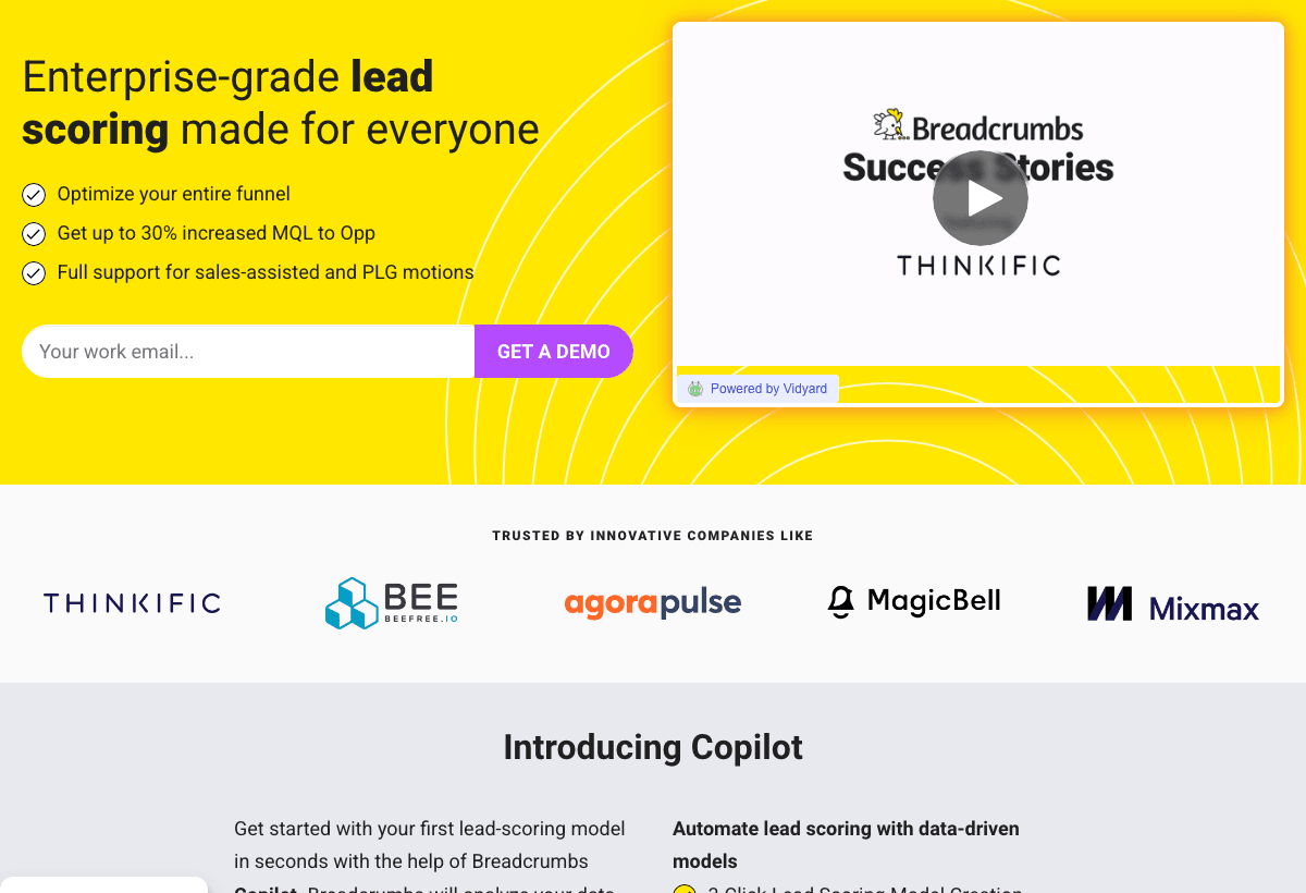 Breadcrumbs Data Analytics showing Data Analytics - Navigate your data effortlessly