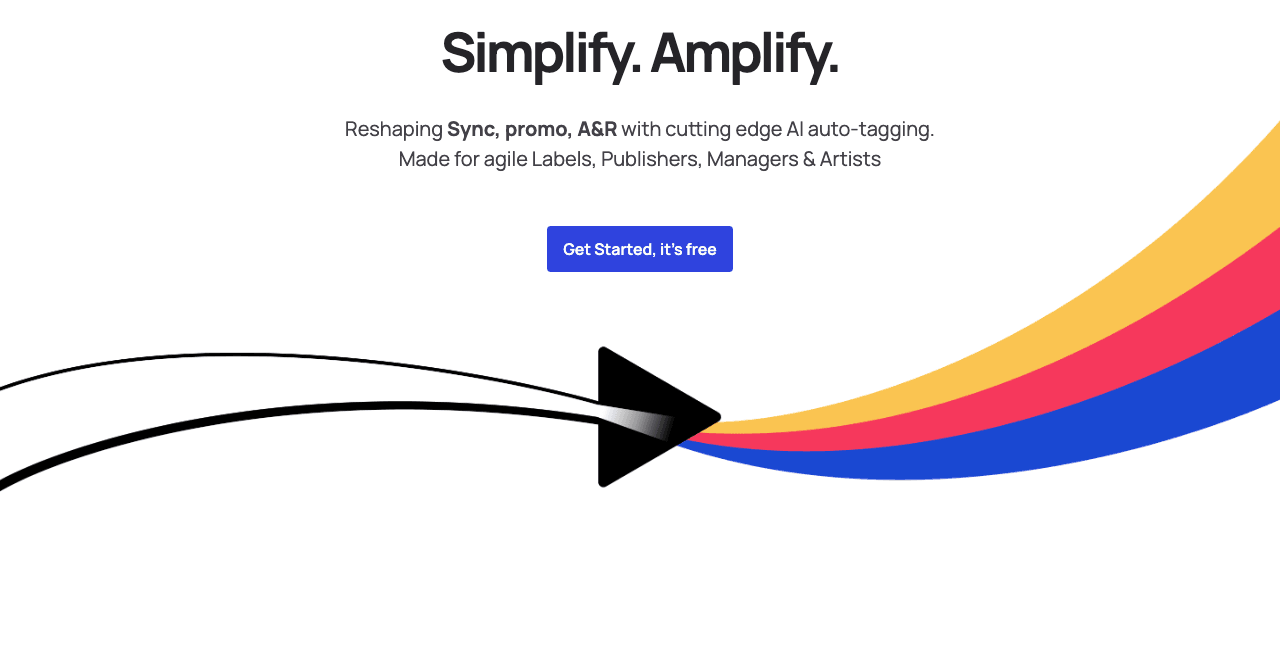 Bridge.audio Audio Generation showing Audio Generation - Simplify your music workflow. Amplify your music discoverability.
