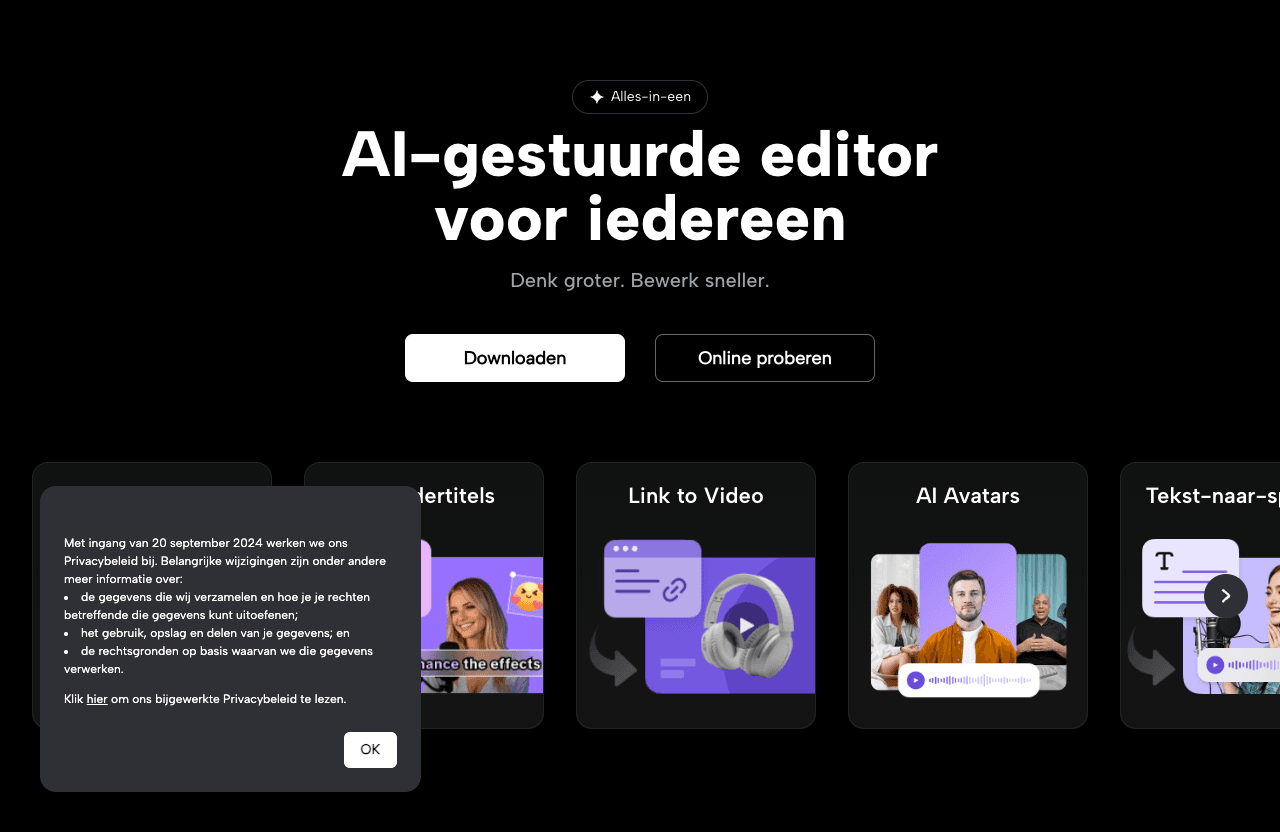 CapCut Screenshot - AI tool for Remote Workers