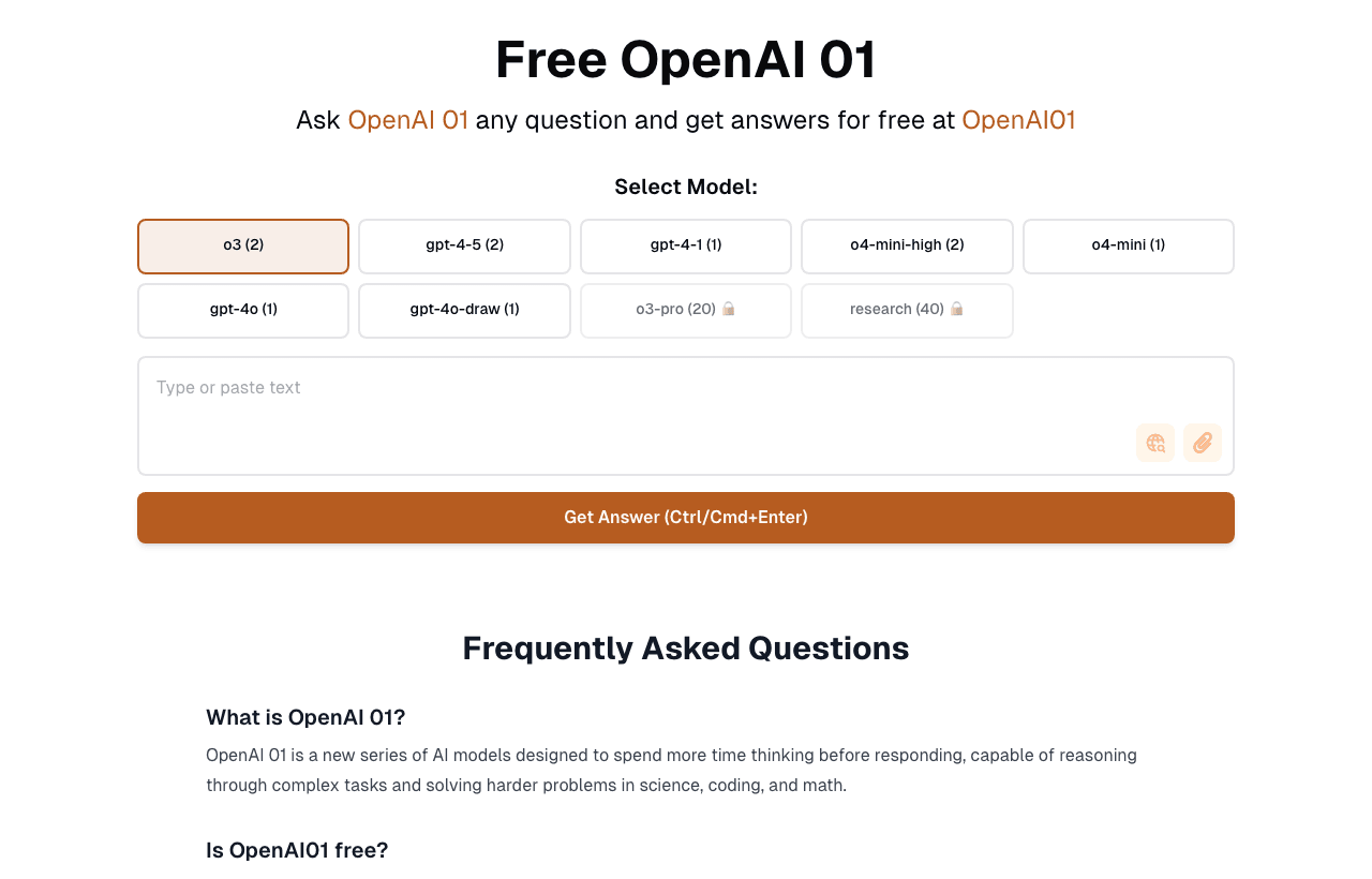 Chat01.ai Conversational AI showing Conversational AI - Access advanced AI models for smarter conversations and problem-solvi