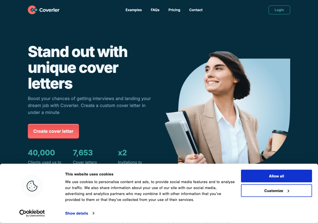 Coverler Writing & Translation showing Writing & Translation - Transforming your content with precision