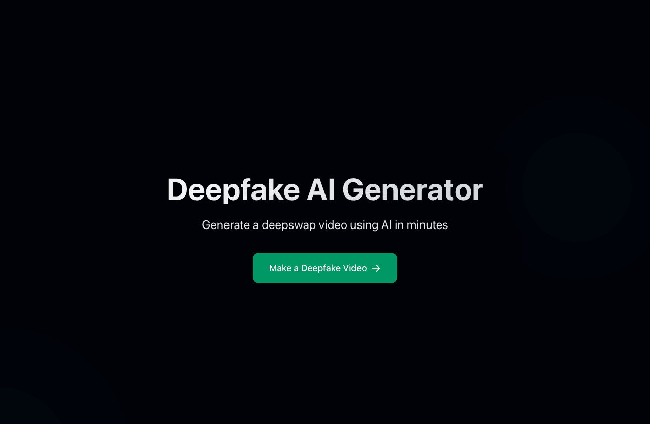 Deepfakes Web Video Generation showing Video Generation - Creating Realistic Deepfakes Easily