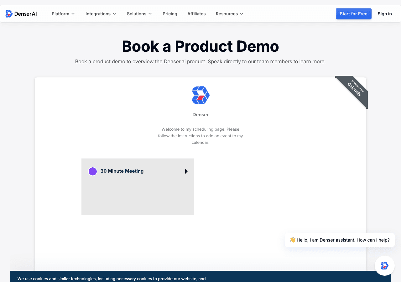 DenserAI Conversational AI showing Conversational AI - Empower Your Text Data