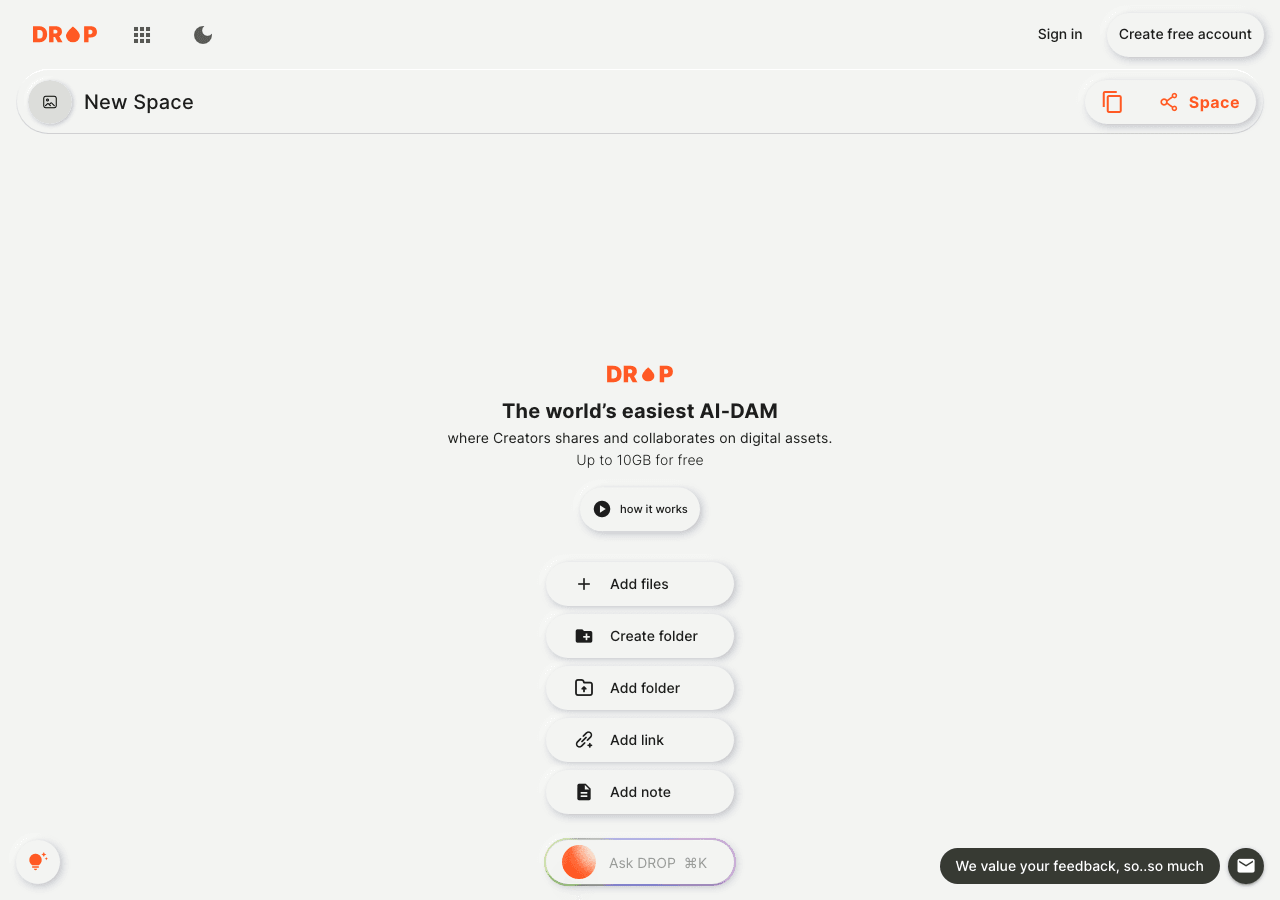 DROP Design showing Design - Simplify Your File Conversion