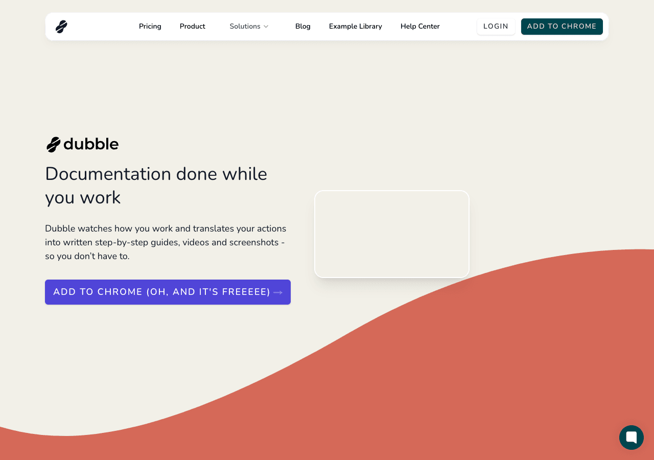 Dubble Productivity & Collaboration showing Productivity & Collaboration - Turn Your Actions Into Instant Documentation
