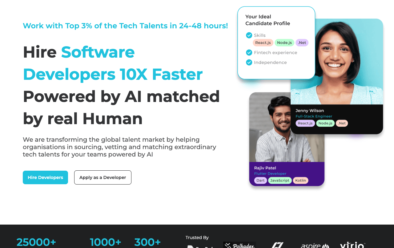 Ellow Marketing Automation showing Marketing Automation - AI-vetted global tech talent, hired fast