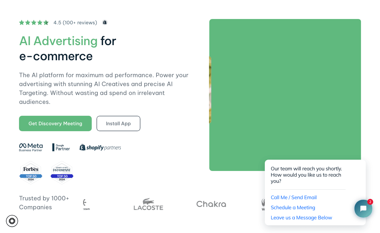 Enhencer AI Ads Marketing Automation showing Marketing Automation - Boost Your Ads with AI