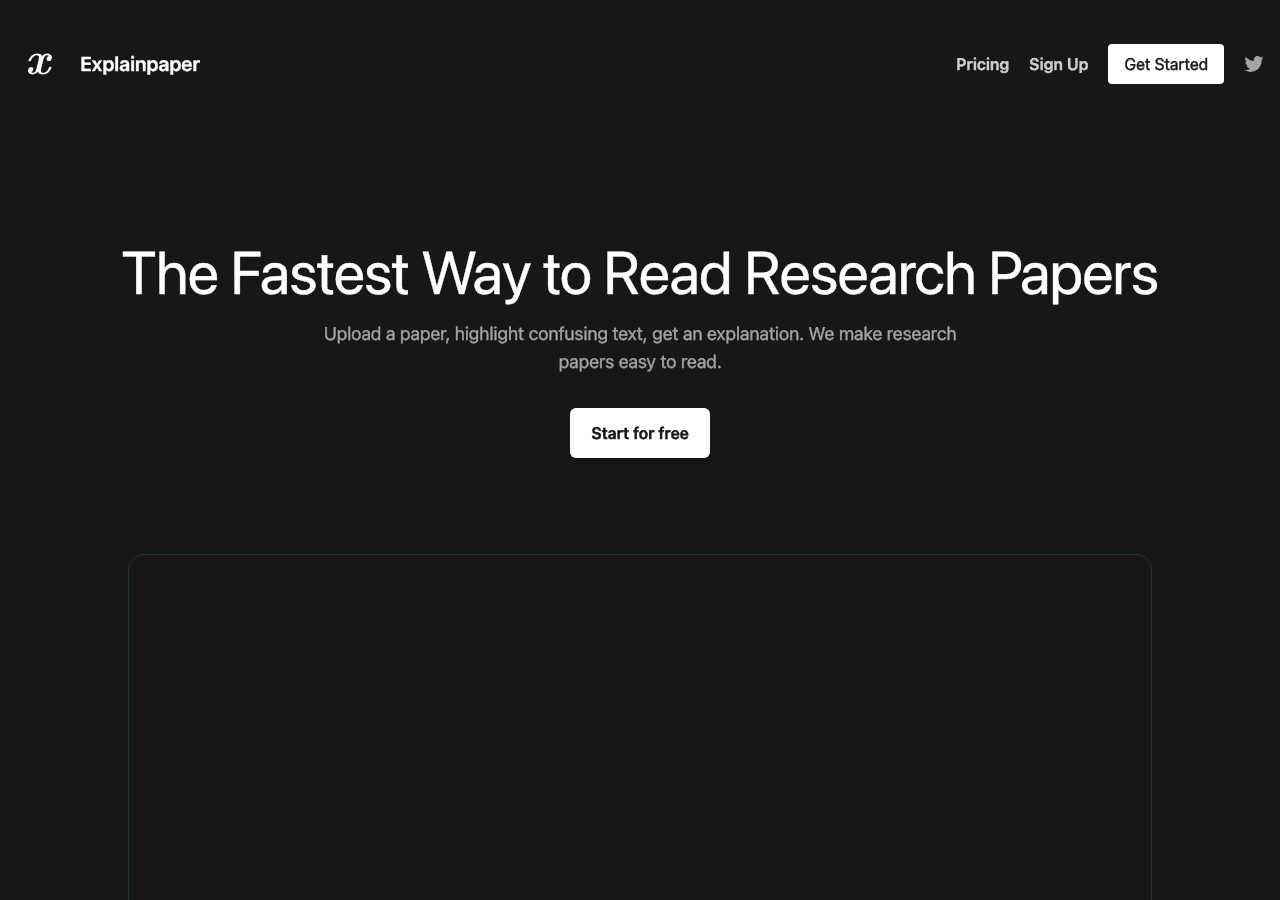 Explainpaper Writing & Translation showing Writing & Translation - Instantly Understand Research Papers