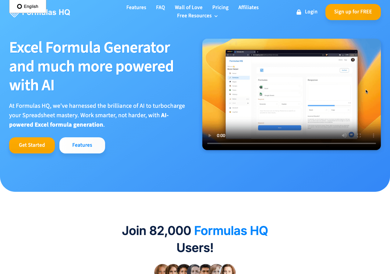 Formulas HQ Productivity & Collaboration showing Productivity & Collaboration - Your formula for success