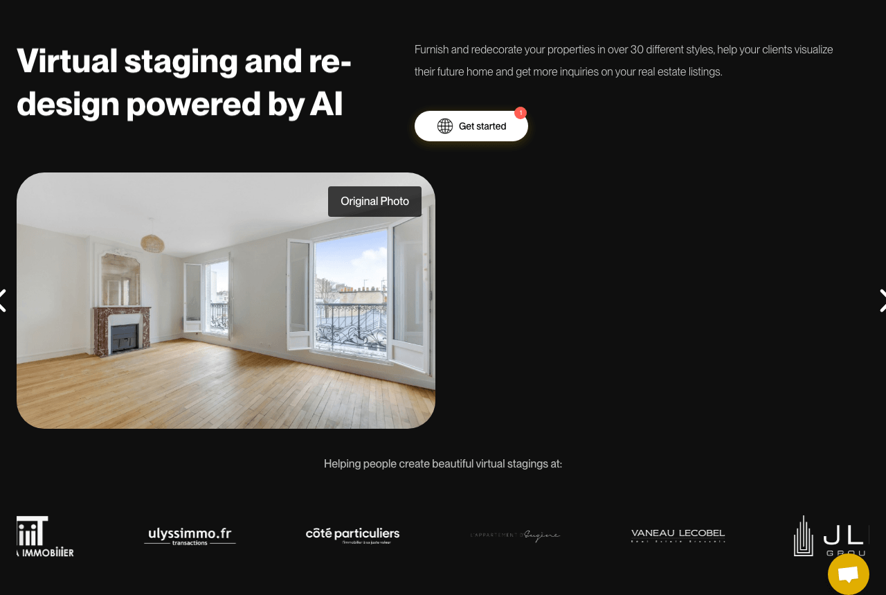 Gepetto AI Image Generation showing Image Generation - Redesign Your Space in Seconds with AI