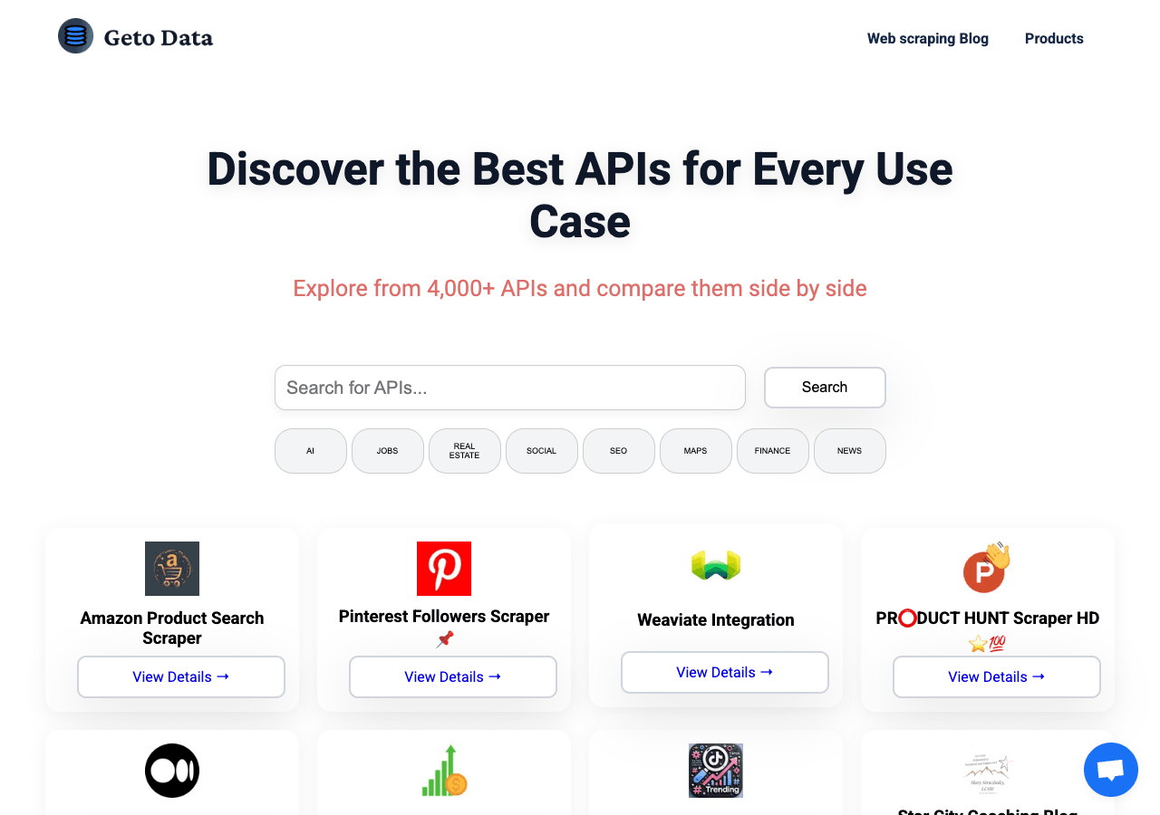 GetOData Data Analytics showing Data Analytics - Empower your data with OData