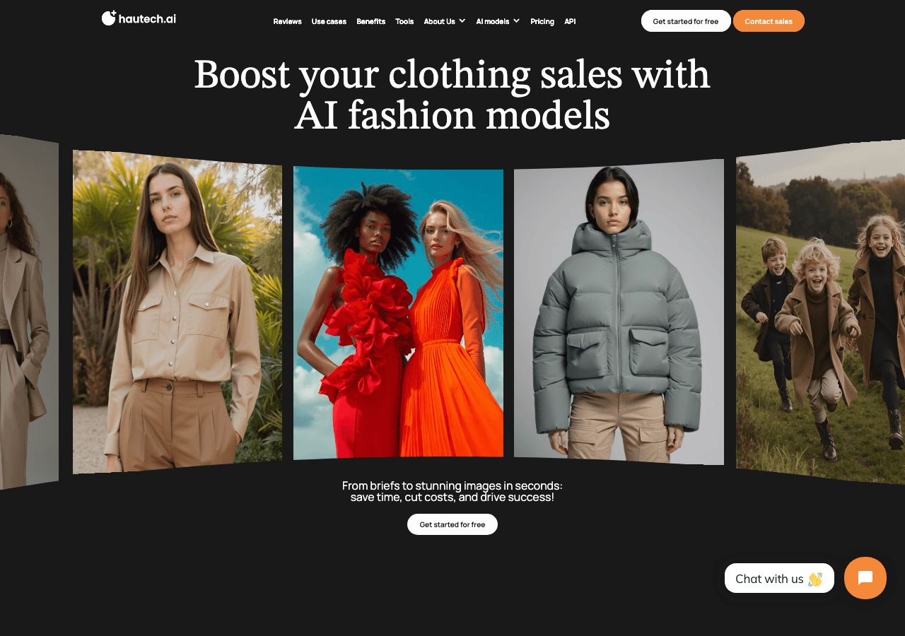 Hautech.AI Image Generation showing Image Generation - AI Fashion Imagery. Effortless. Custom. Scalable.