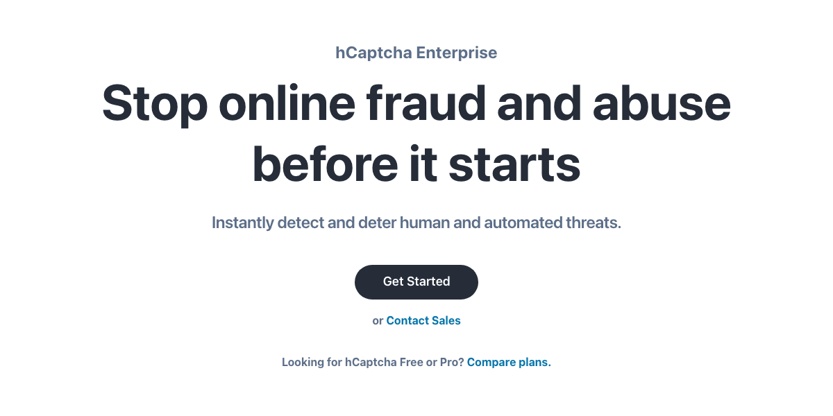hCaptcha Code Assistance showing Code Assistance - Privacy-first bot protection