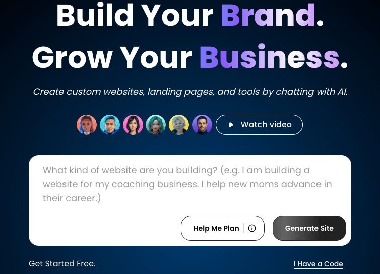 HeyBoss Productivity & Collaboration showing Productivity & Collaboration - Build your business website in minutes with your