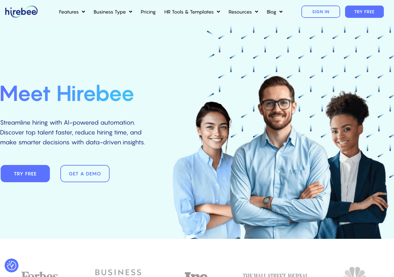 Hirebee Productivity & Collaboration showing Productivity & Collaboration - AI-driven talent recruitment