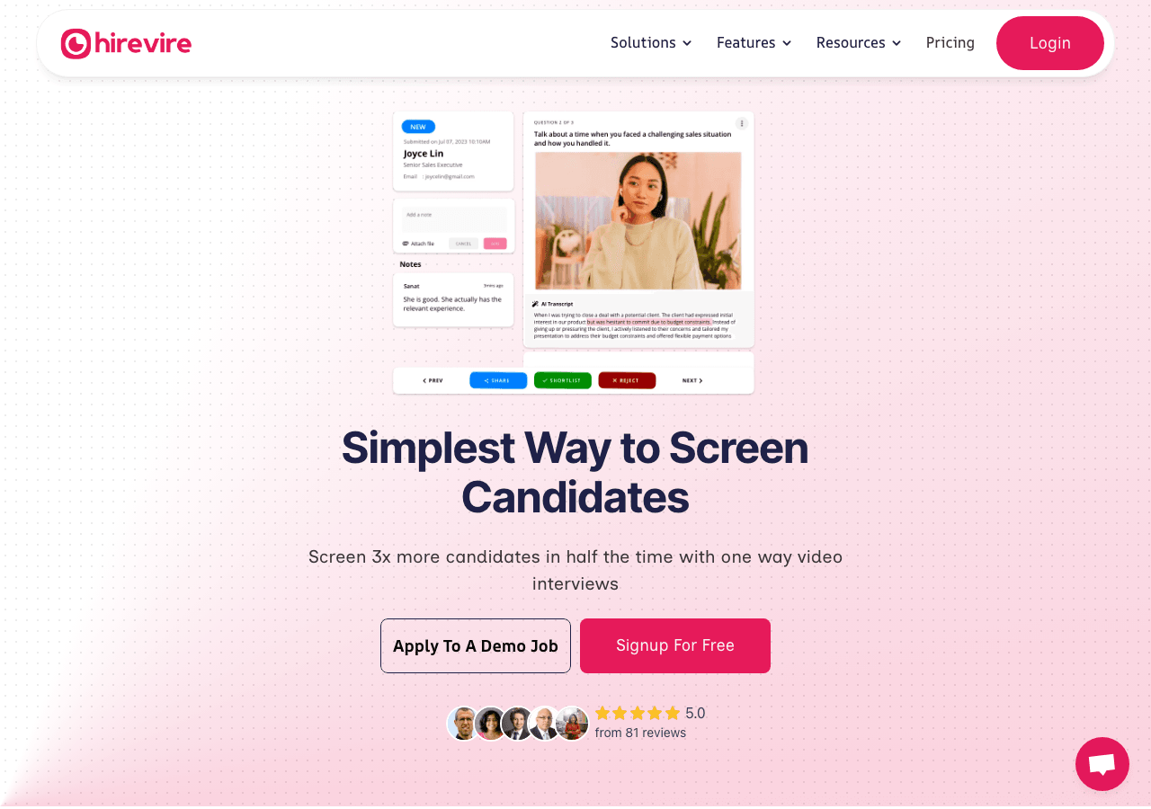 Hirevire Productivity & Collaboration showing Productivity & Collaboration - Elevate Your Hiring Process with AI-Powered Tool
