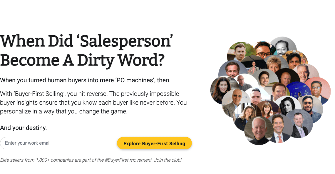 Humantic AI Data Analytics showing Data Analytics - Buyer-First Selling Powered by Personality AI
