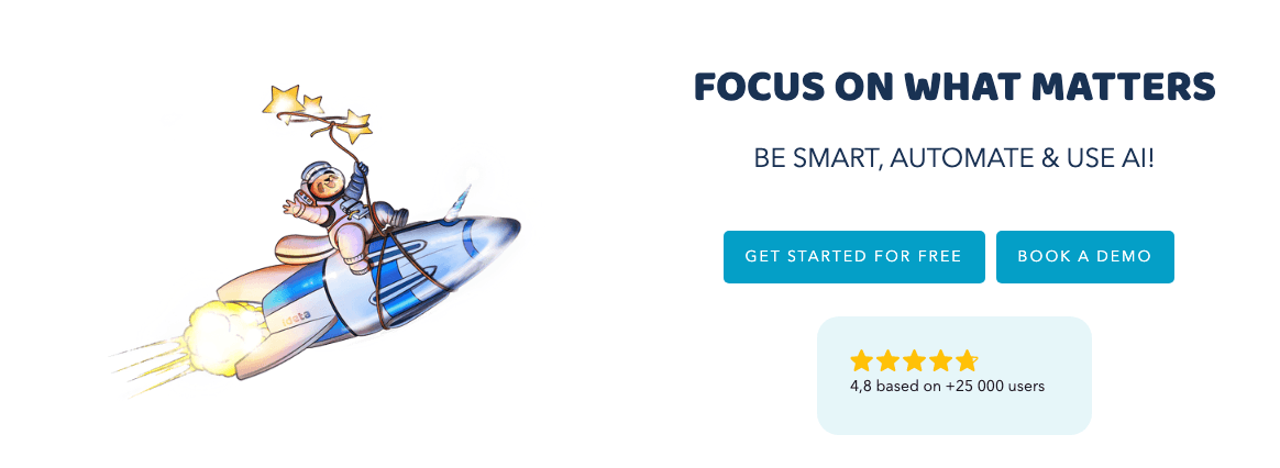 Ideta Conversational AI showing Conversational AI - Empowering your data with AI