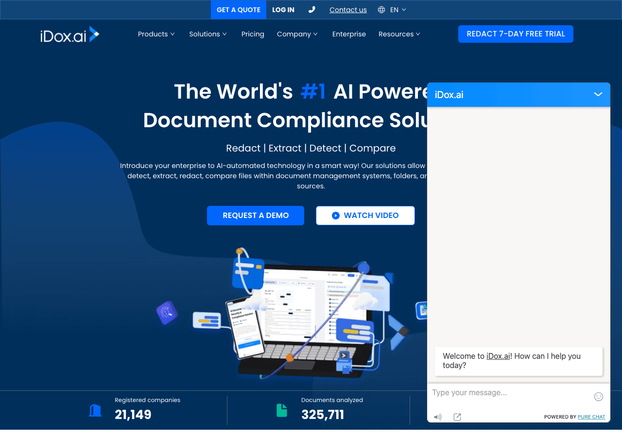 iDox.ai AI Agents showing AI Agents - Empowering Document Automation