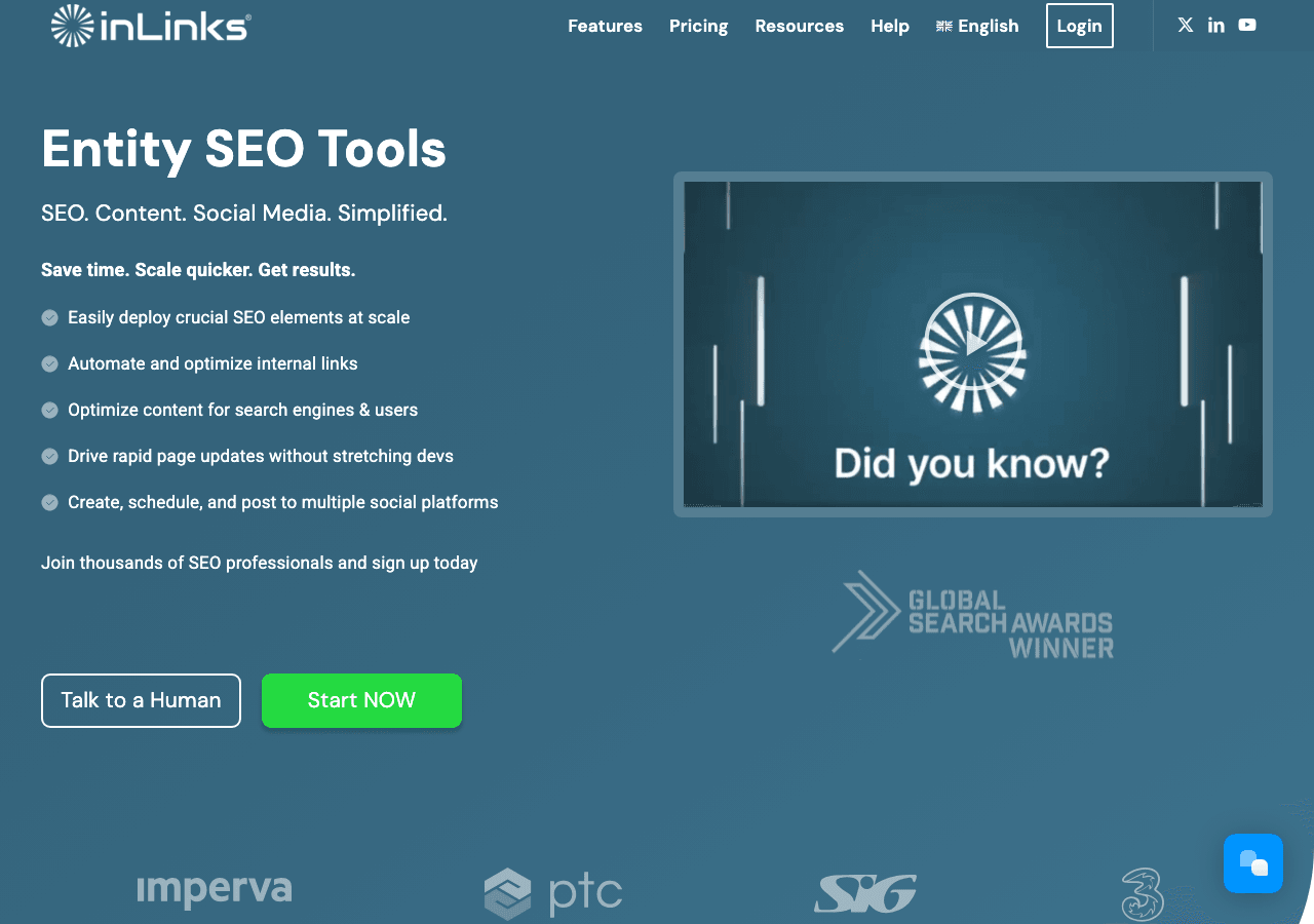InLinks Search & Discovery showing Search & Discovery - Semantic SEO Made Simple