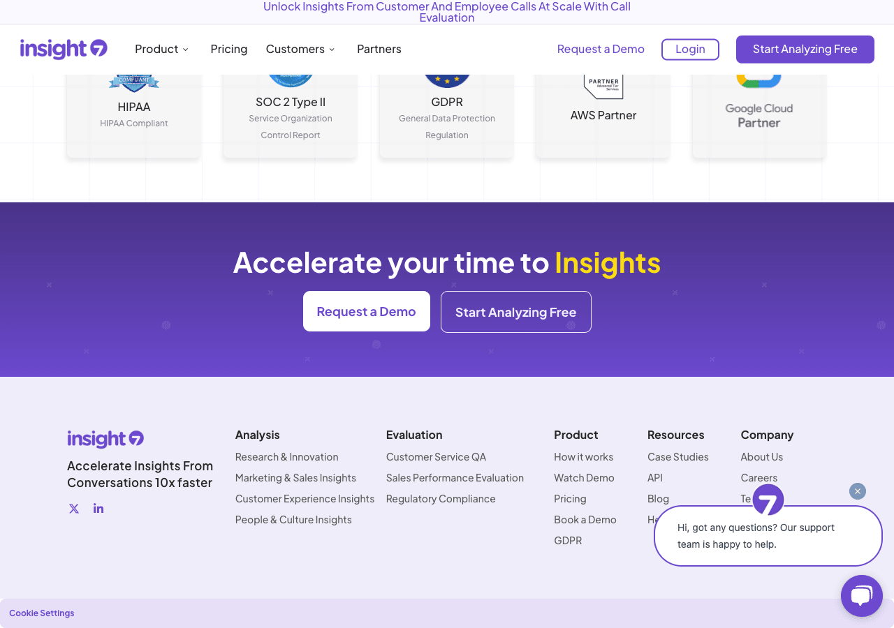 Insight7 Data Analytics showing Data Analytics - Transforming Conversations Into Actionable Insights With AI