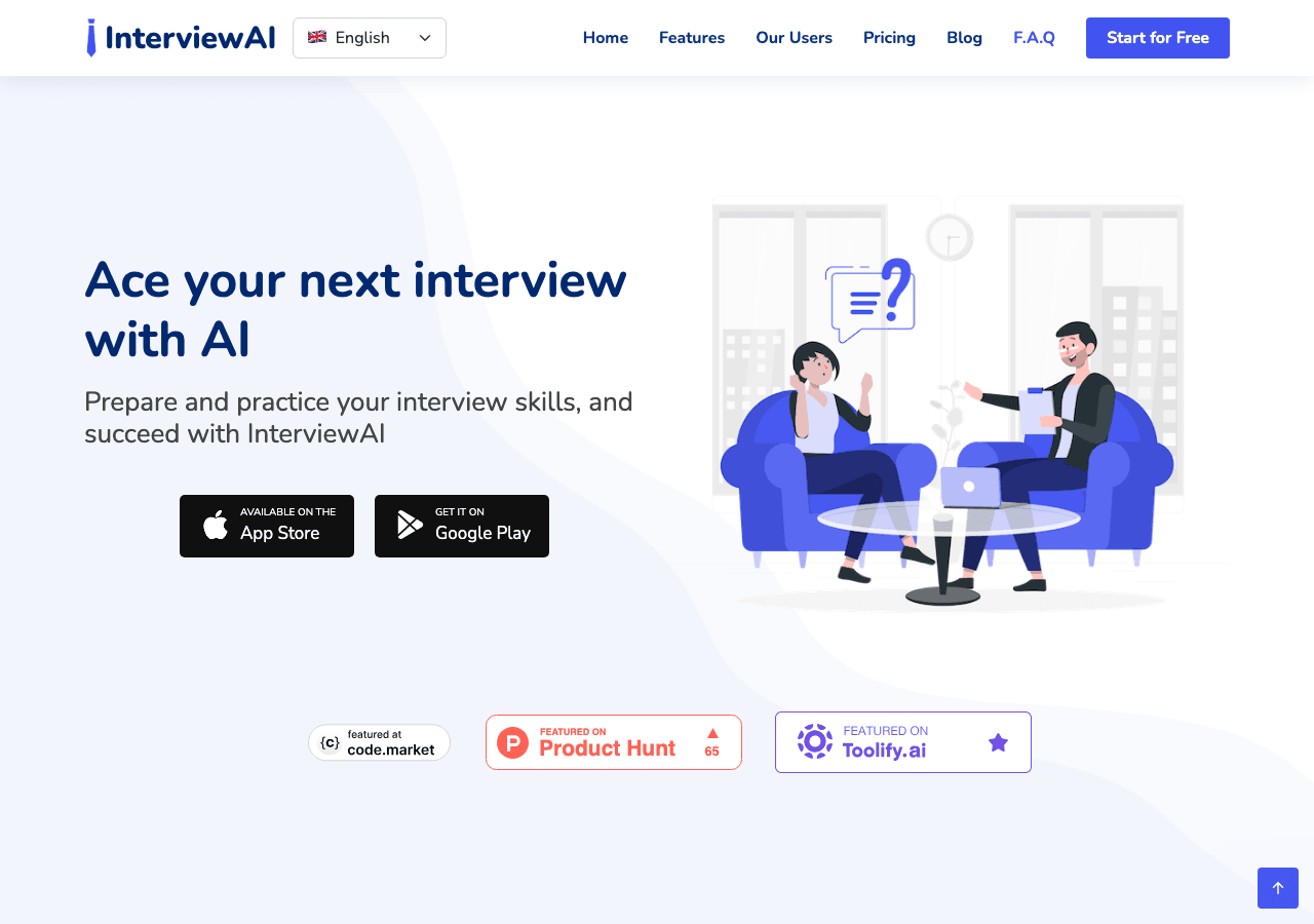 InterviewAI Conversational AI showing Conversational AI - Elevate Your Interview Experience