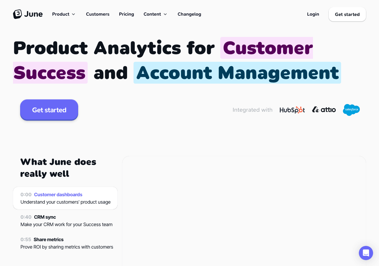 June Data Analytics showing Data Analytics - The privacy-first AI assistant for actionable insights.