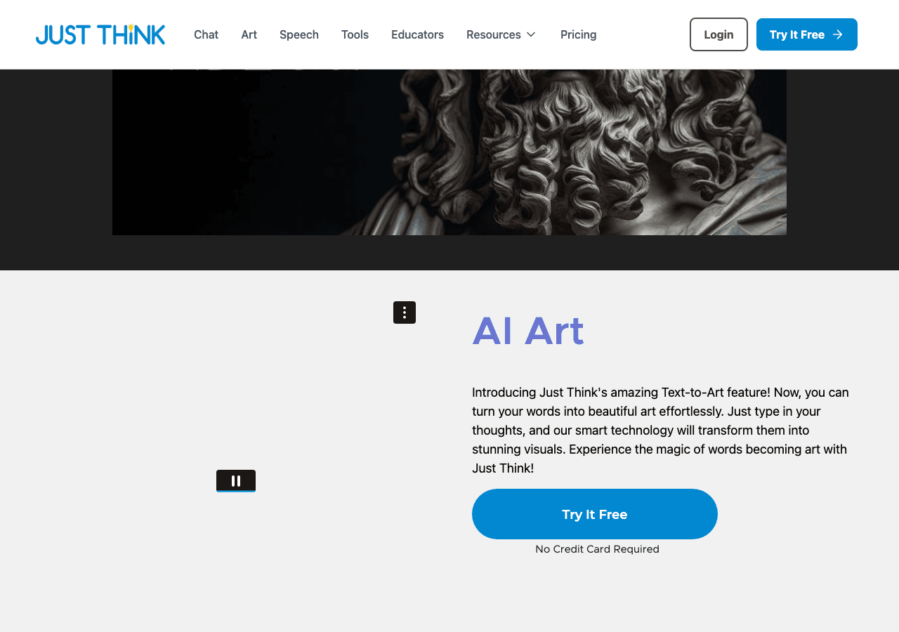 Just Think AI Conversational AI showing Conversational AI - Empowering Intelligent Conversations