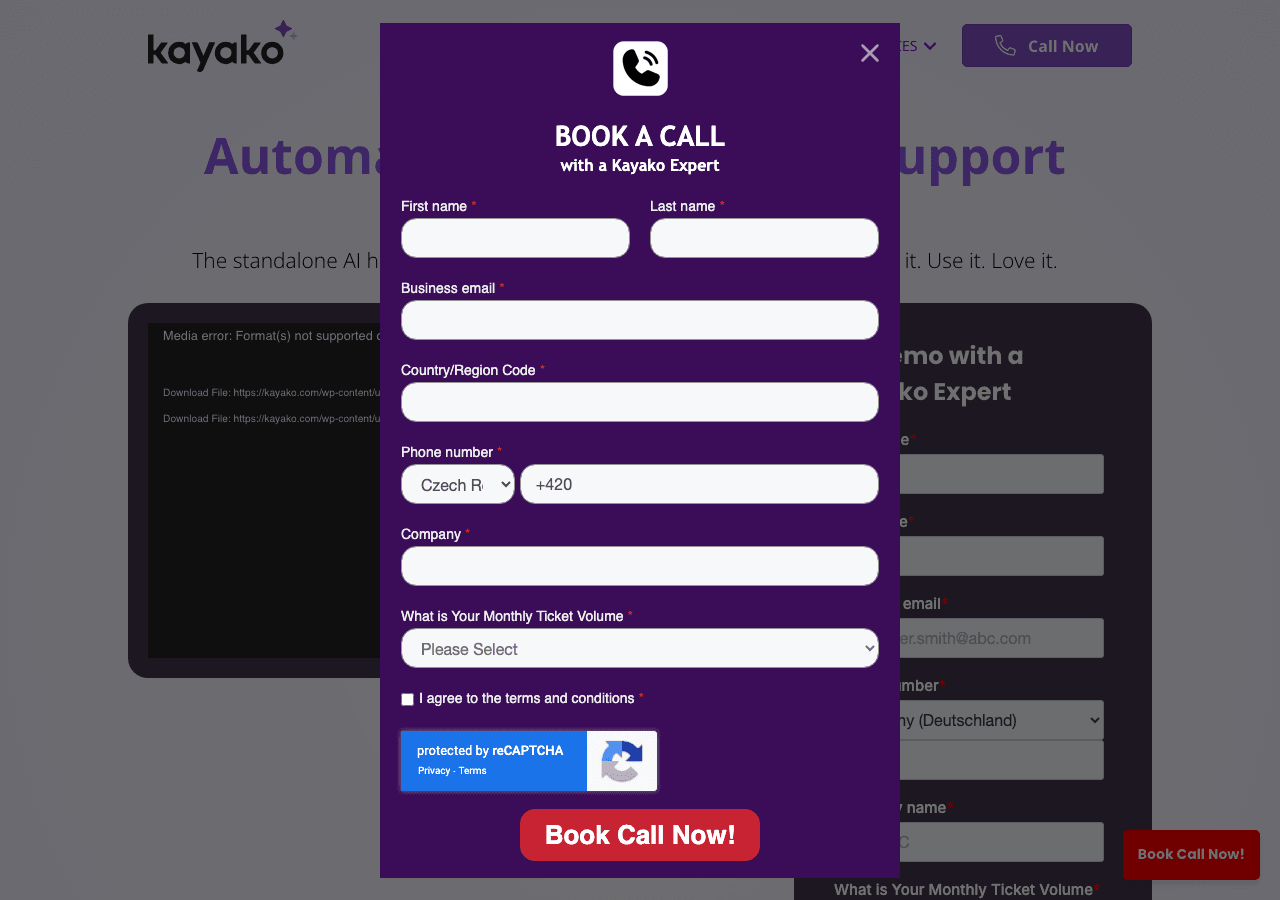 Kayako Productivity & Collaboration showing Productivity & Collaboration - Customer service made personal