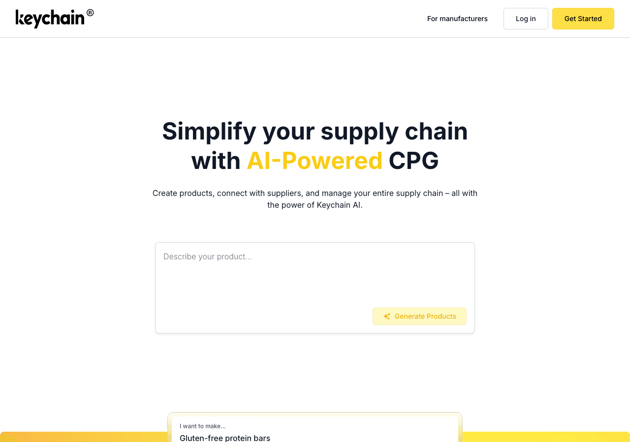 Keychain Search & Discovery showing Search & Discovery - Secure your information with ease