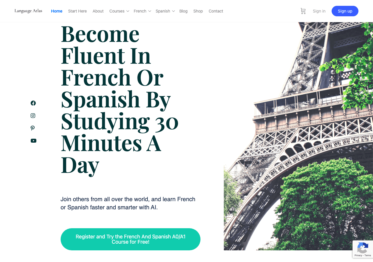 Language Atlas Writing & Translation showing Writing & Translation - Break through the fluency barrier