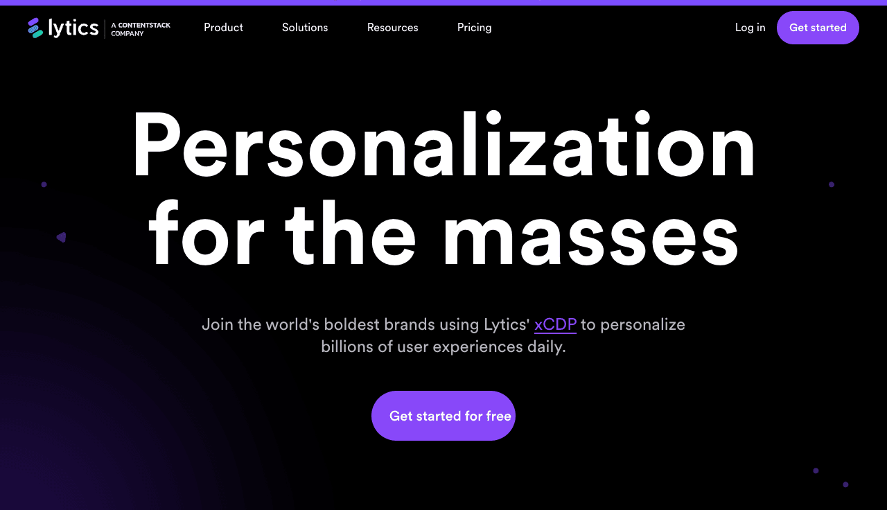 Lytics Marketing Automation showing Marketing Automation - Data Science for Marketers
